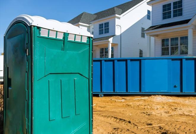 job site bathroom solution porta potties for worker use